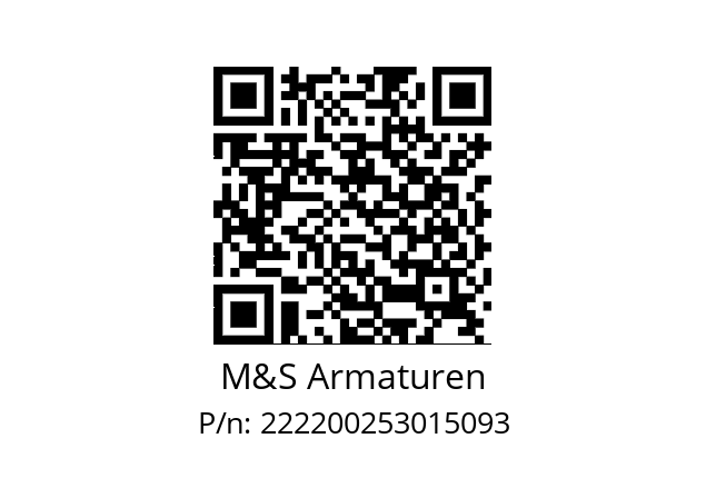   M&S Armaturen 222200253015093