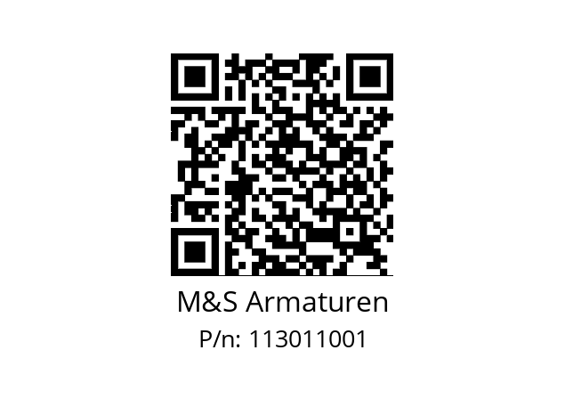   M&S Armaturen 113011001