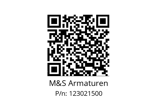   M&S Armaturen 123021500