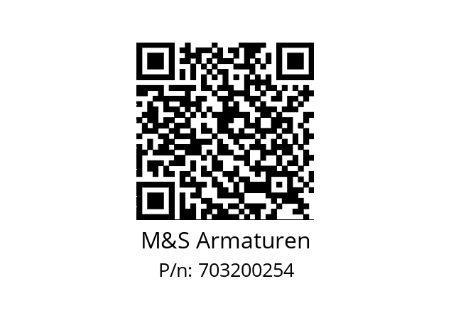   M&S Armaturen 703200254