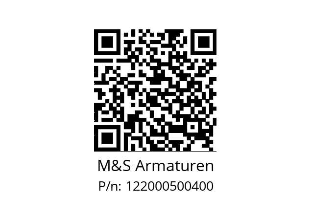   M&S Armaturen 122000500400