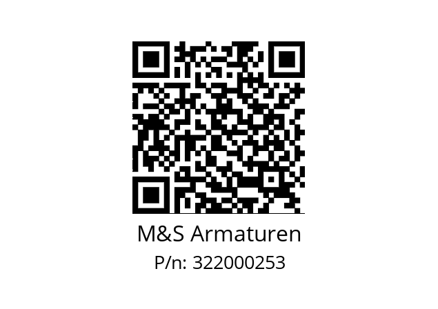   M&S Armaturen 322000253