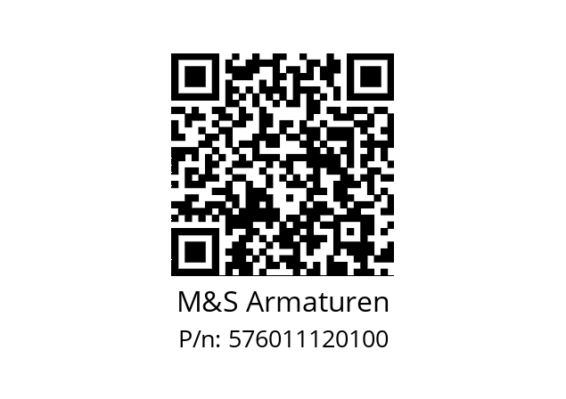   M&S Armaturen 576011120100