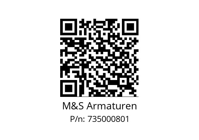   M&S Armaturen 735000801