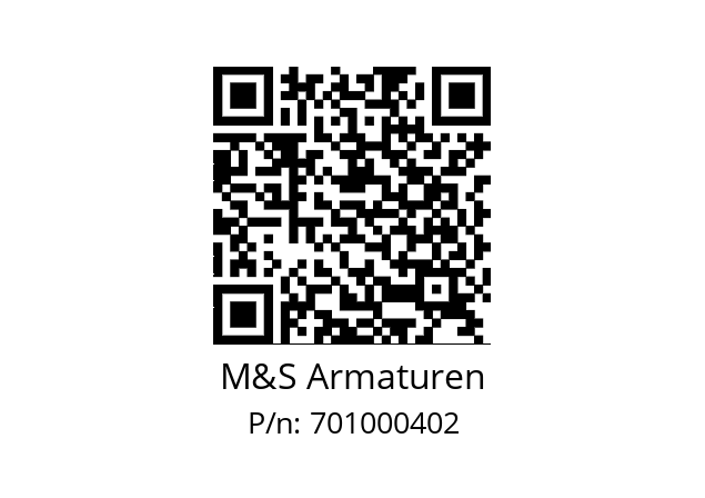   M&S Armaturen 701000402