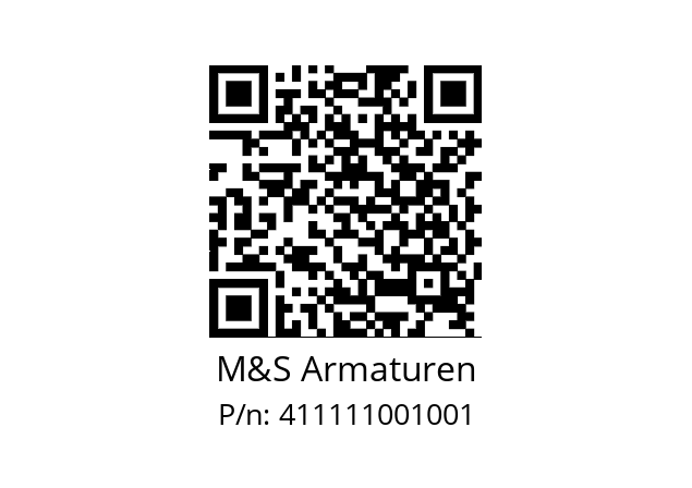   M&S Armaturen 411111001001