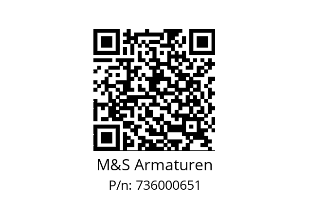   M&S Armaturen 736000651