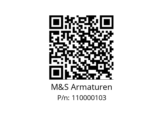   M&S Armaturen 110000103