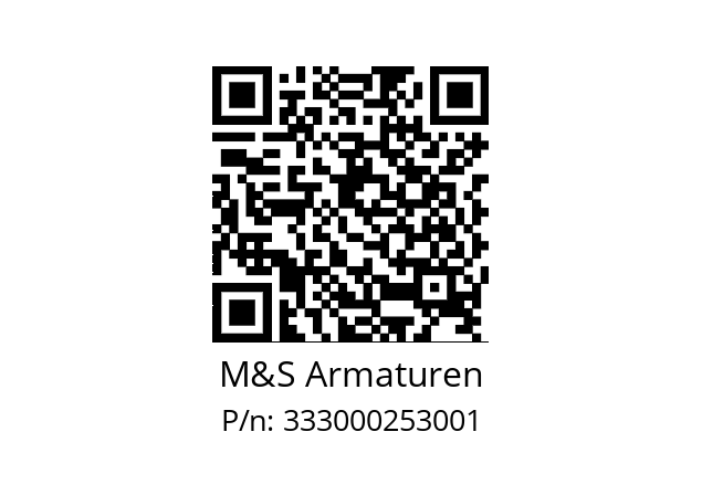   M&S Armaturen 333000253001