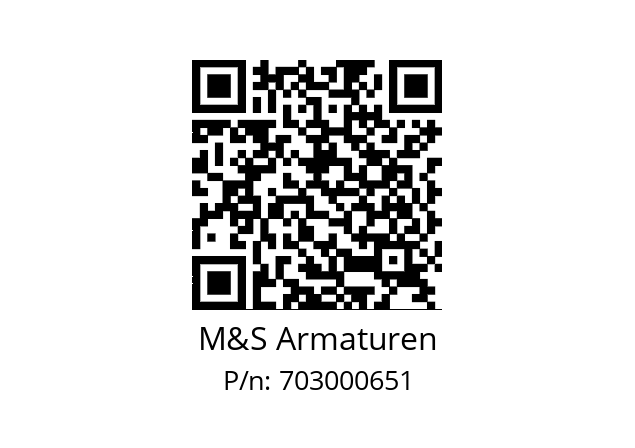   M&S Armaturen 703000651