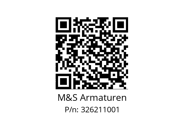   M&S Armaturen 326211001