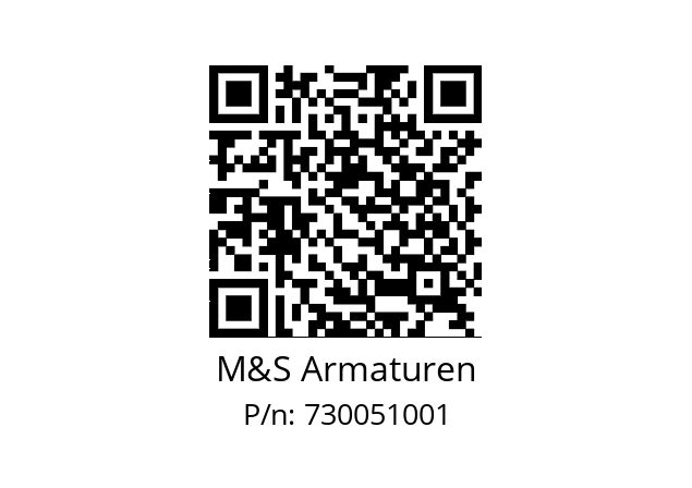   M&S Armaturen 730051001