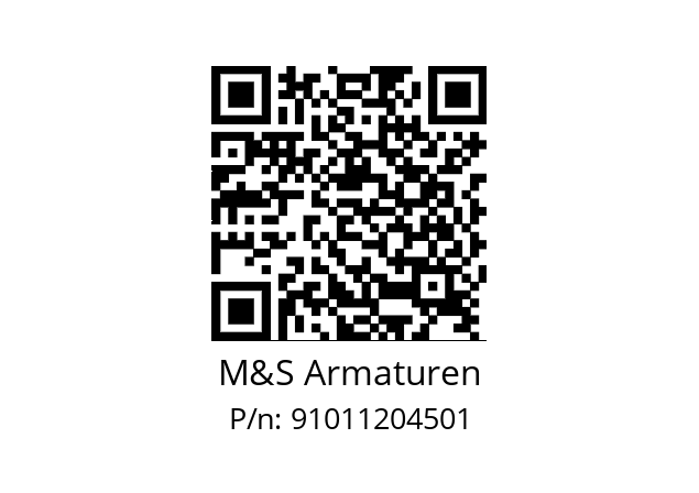   M&S Armaturen 91011204501