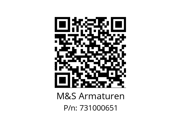   M&S Armaturen 731000651