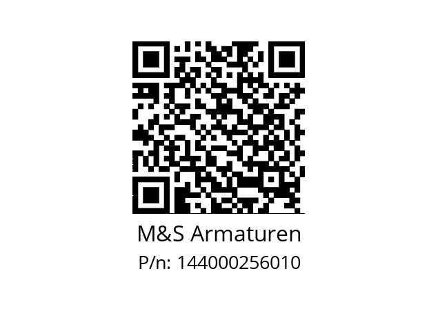   M&S Armaturen 144000256010