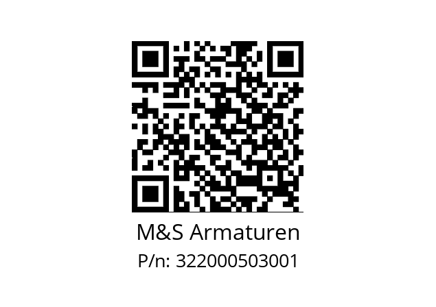   M&S Armaturen 322000503001