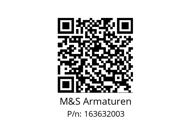   M&S Armaturen 163632003