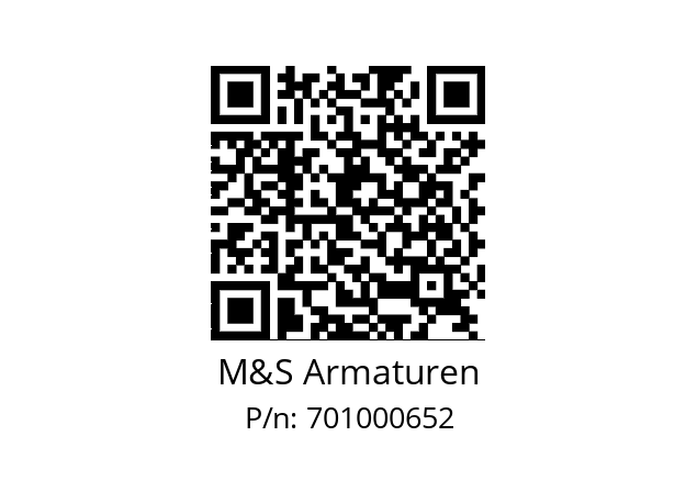   M&S Armaturen 701000652