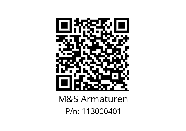   M&S Armaturen 113000401