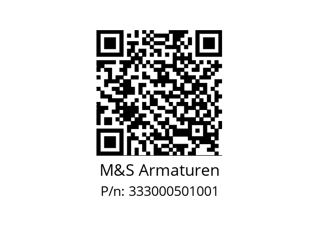   M&S Armaturen 333000501001