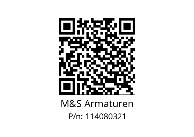   M&S Armaturen 114080321