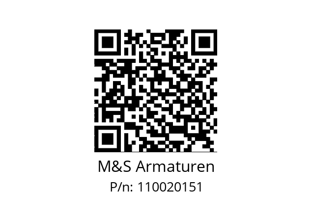   M&S Armaturen 110020151