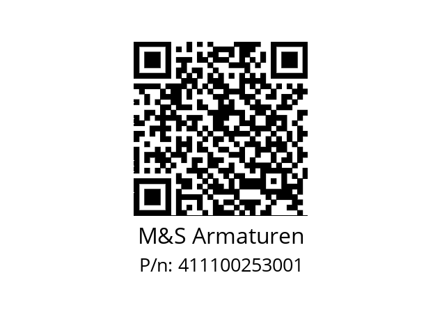   M&S Armaturen 411100253001