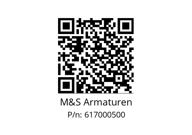   M&S Armaturen 617000500