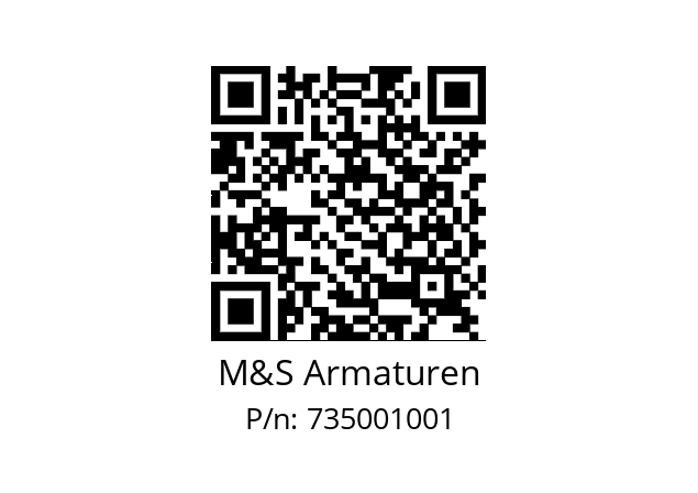   M&S Armaturen 735001001