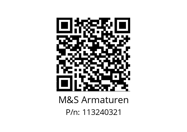   M&S Armaturen 113240321