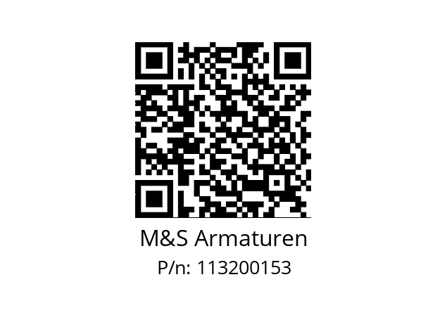   M&S Armaturen 113200153