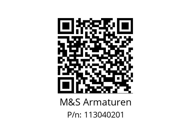   M&S Armaturen 113040201