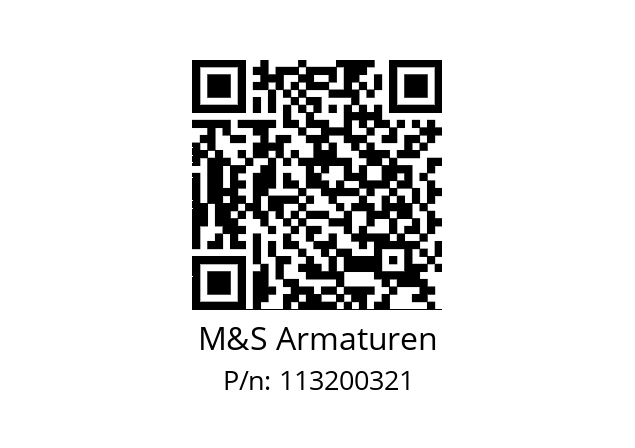   M&S Armaturen 113200321