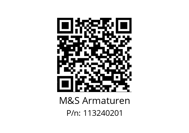   M&S Armaturen 113240201