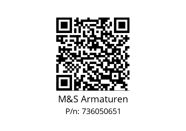   M&S Armaturen 736050651