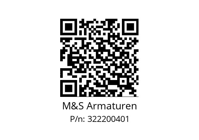   M&S Armaturen 322200401