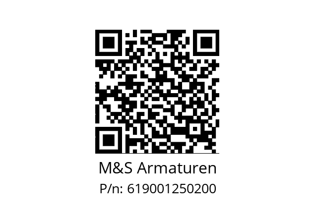   M&S Armaturen 619001250200