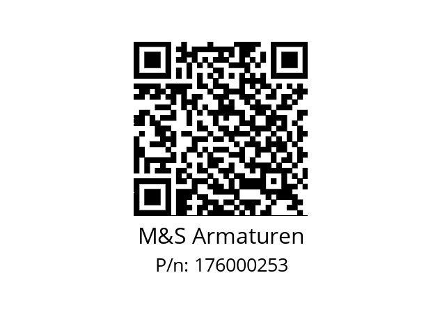   M&S Armaturen 176000253