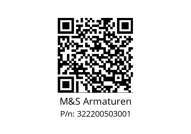   M&S Armaturen 322200503001