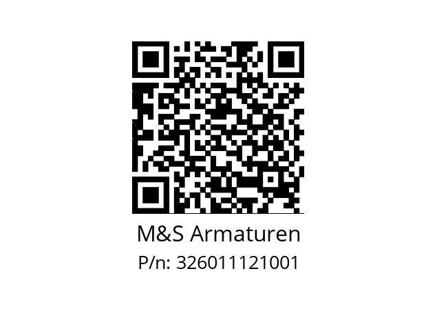   M&S Armaturen 326011121001