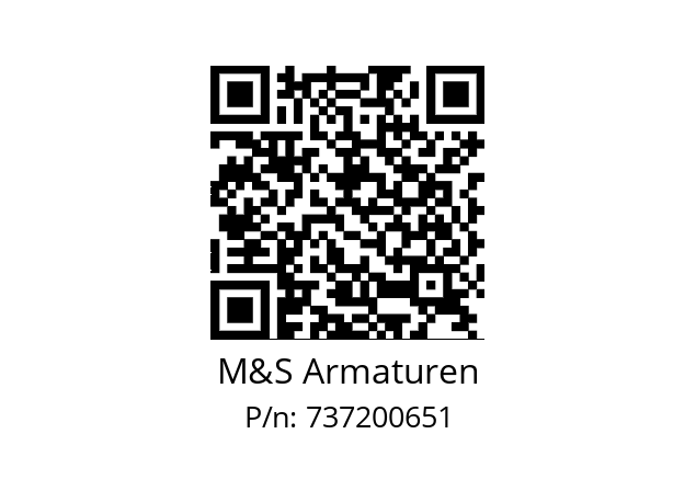   M&S Armaturen 737200651