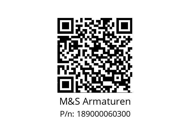   M&S Armaturen 189000060300