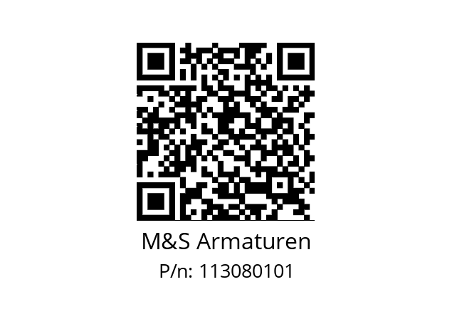   M&S Armaturen 113080101