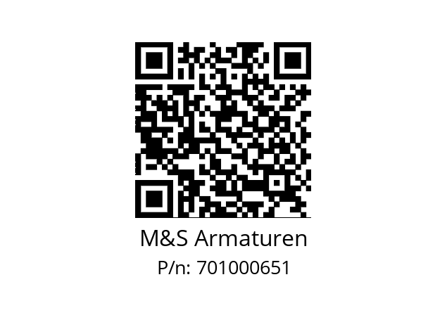   M&S Armaturen 701000651