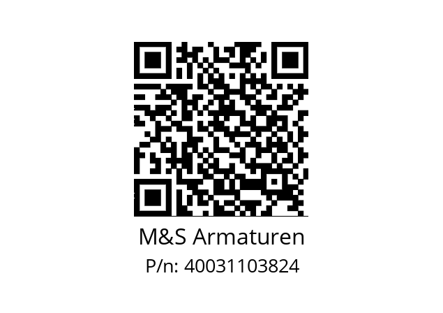   M&S Armaturen 40031103824