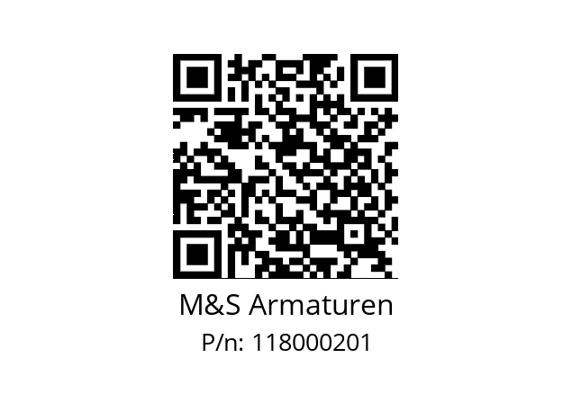   M&S Armaturen 118000201