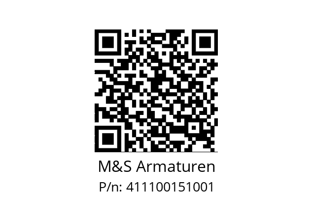   M&S Armaturen 411100151001