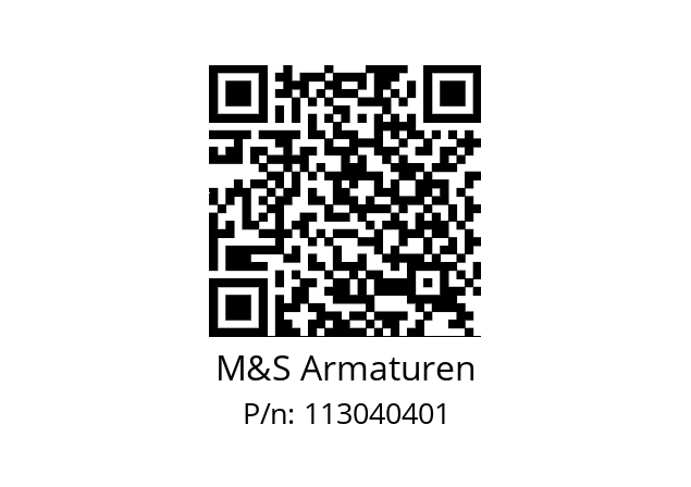   M&S Armaturen 113040401