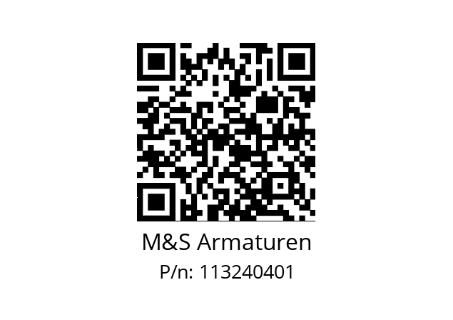   M&S Armaturen 113240401