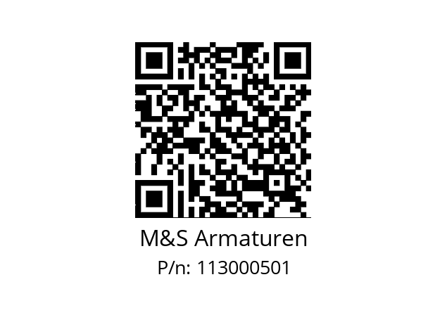   M&S Armaturen 113000501